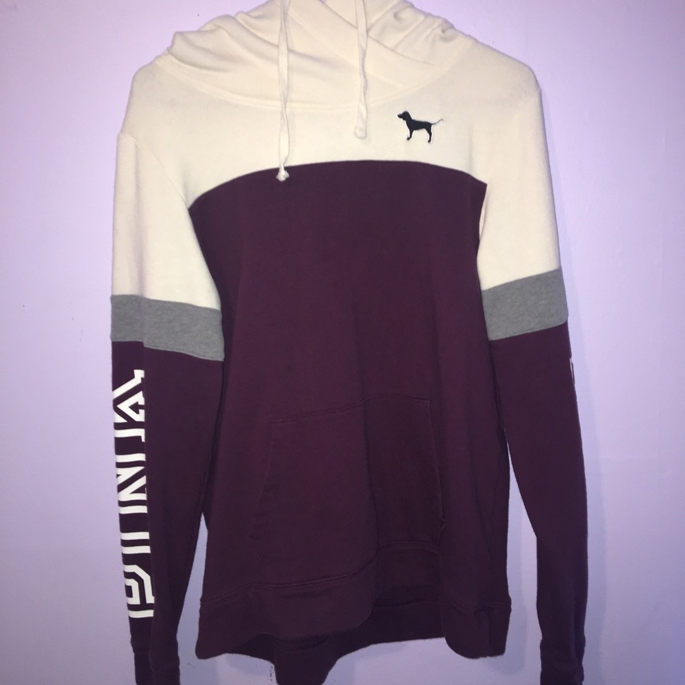 PINK medium maroon pullover
